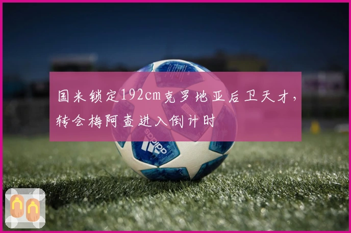 国米锁定192cm克罗地亚后卫天才，转会梅阿查进入倒计时